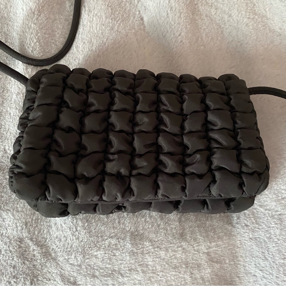 COS mini black quilted  crossbody bag